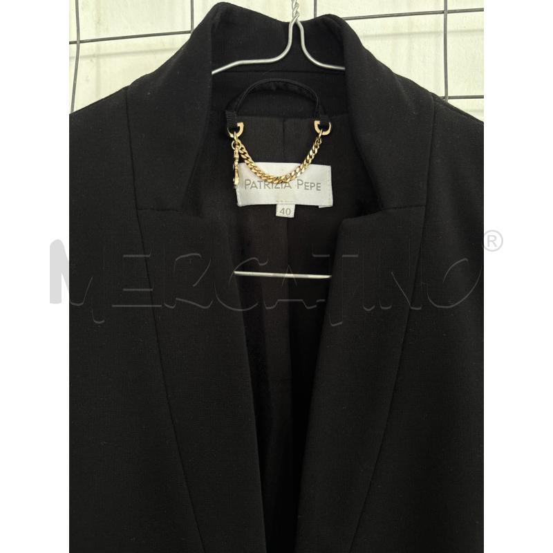 GIACCA DONNA PATRIZIA PEPE NERA AVVITATA  | Mercatino dell'Usato Corciano 2