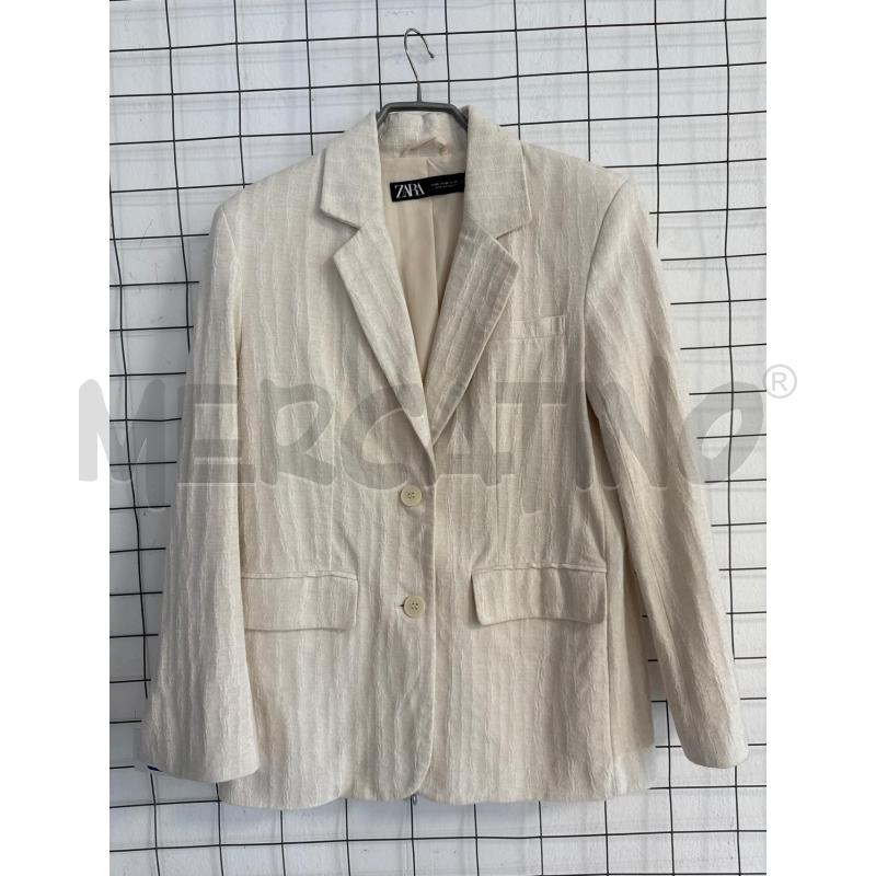 GIACCA DONNA  COTONE LINO BEIGE | Mercatino dell'Usato Corciano 1