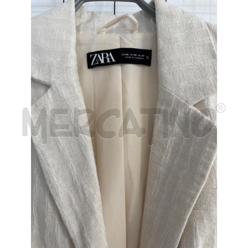 GIACCA DONNA  COTONE LINO BEIGE | Mercatino dell'Usato Corciano 3