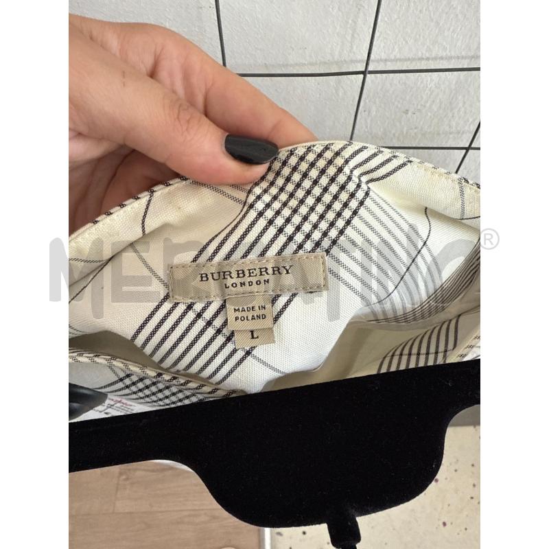 GONNA BURBERRY BIANCHA CON STRISCE NERE  | Mercatino dell'Usato Corciano 3