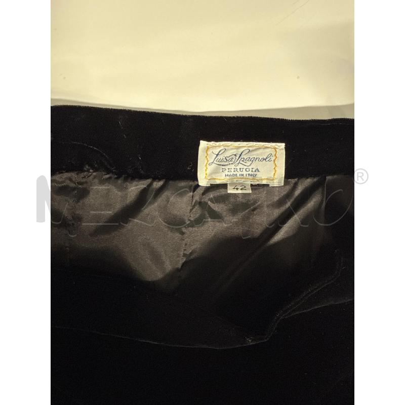 GONNA LUISA SPAGNIOLI DI VELUTO NERO  | Mercatino dell'Usato Corciano 3