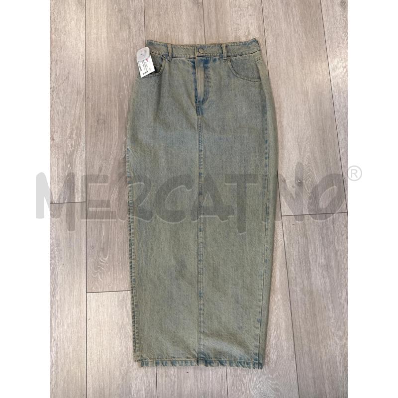GONNA SOUVENIRE LUNGA DI JEANS CHIARO  | Mercatino dell'Usato Corciano 1