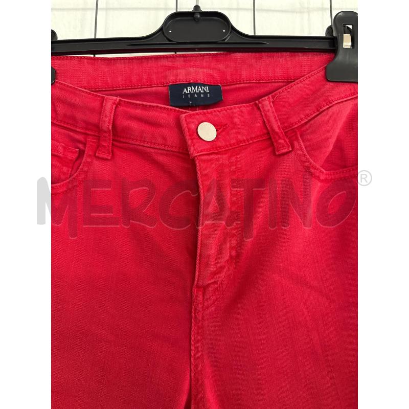 JEANS DONNA ARAMANI ROSSO ELASTICIZZATO  | Mercatino dell'Usato Corciano 2