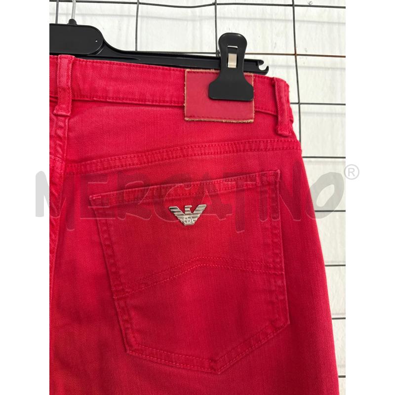 JEANS DONNA ARAMANI ROSSO ELASTICIZZATO  | Mercatino dell'Usato Corciano 4