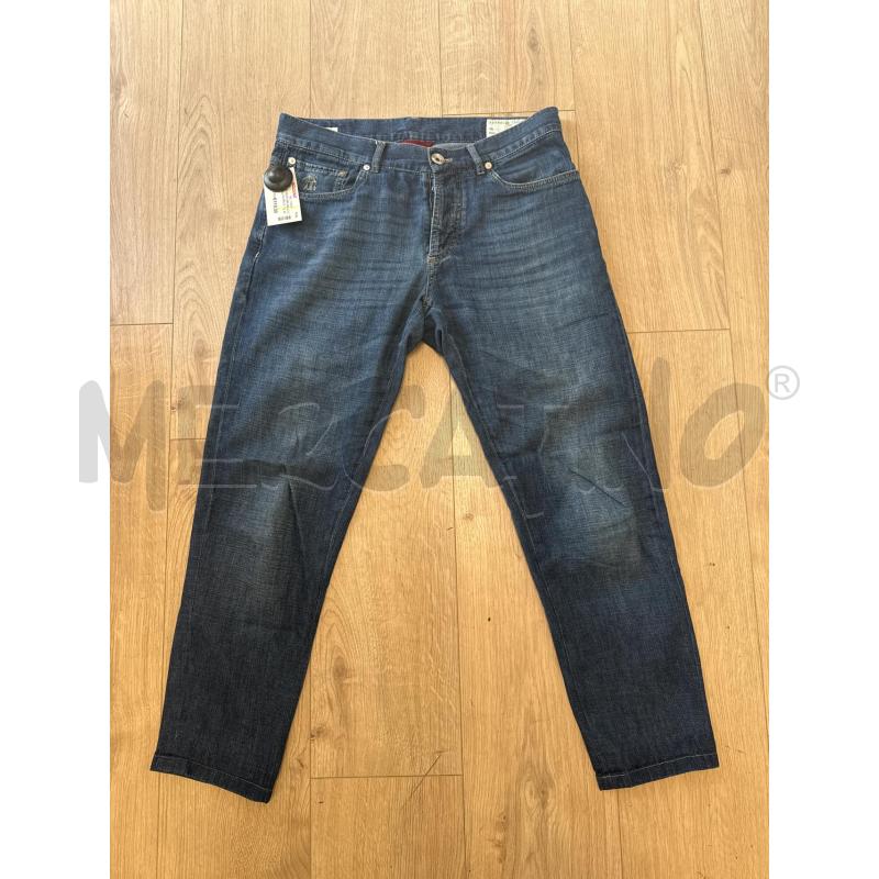 JEANS UOMO BRUNELLO CUCINELLI SCURO SLAVATO CENTRALMENTE  | Mercatino dell'Usato Corciano 1