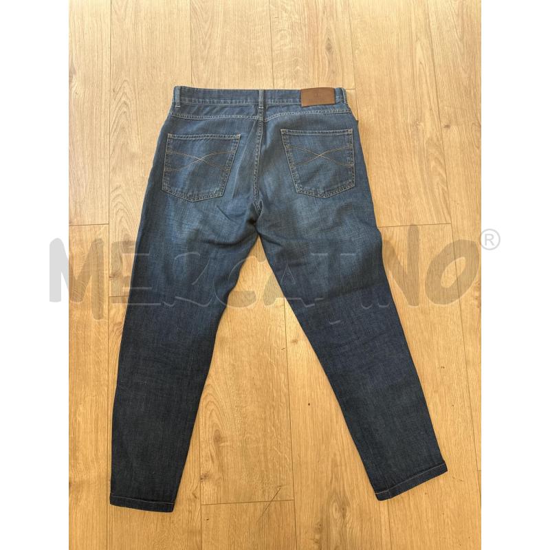 JEANS UOMO BRUNELLO CUCINELLI SCURO SLAVATO CENTRALMENTE  | Mercatino dell'Usato Corciano 3