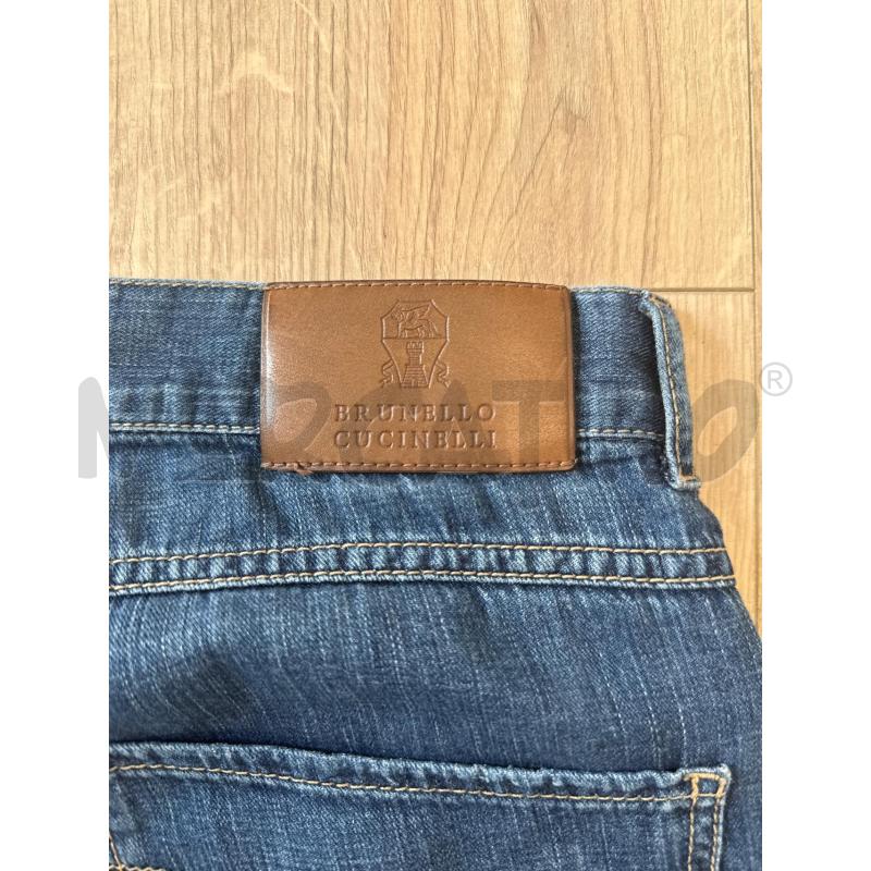 JEANS UOMO BRUNELLO CUCINELLI SCURO SLAVATO CENTRALMENTE  | Mercatino dell'Usato Corciano 4