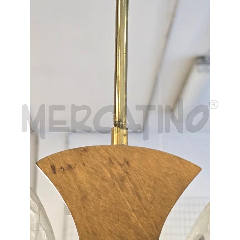 LAMPADARIO ASTA RIGIDA 3 PALLE TARTARUGATE | Mercatino dell'Usato Corciano 3