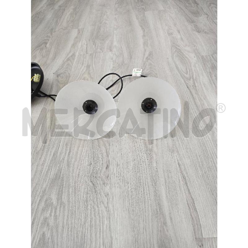 LAMPADARIO CALATA 2 LUCI NERA | Mercatino dell'Usato Corciano 2