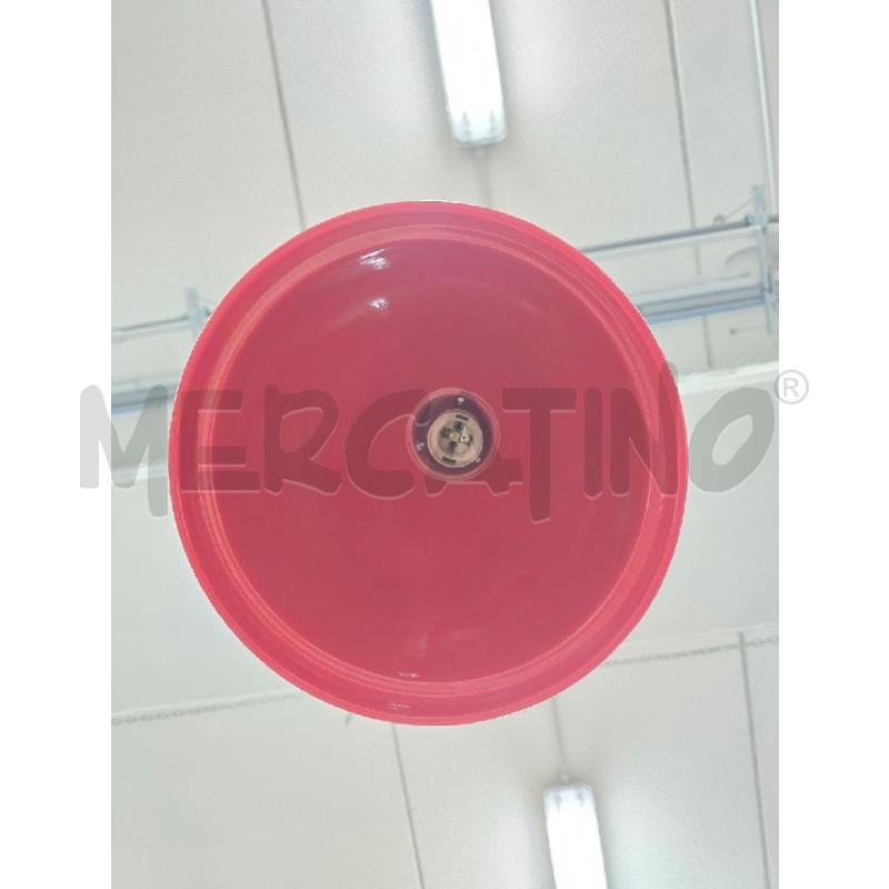 LAMPADARIO STILE INDUSTRIALE ROSSO | Mercatino dell'Usato Corciano 3