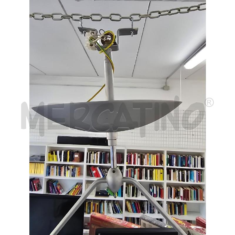 LAMPADARIO VETRO BIANCO SATINATO STILE MODERNO | Mercatino dell'Usato Corciano 2
