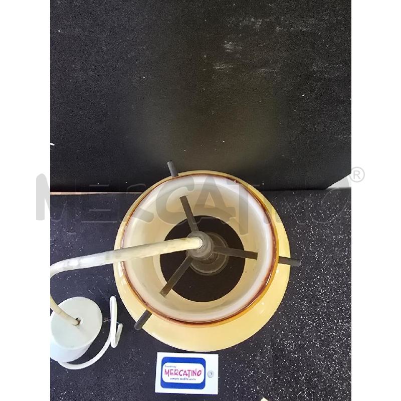 LAMPADARIO VETRO STRETTO CENTRALE E LARGO SOTTO | Mercatino dell'Usato Corciano 4