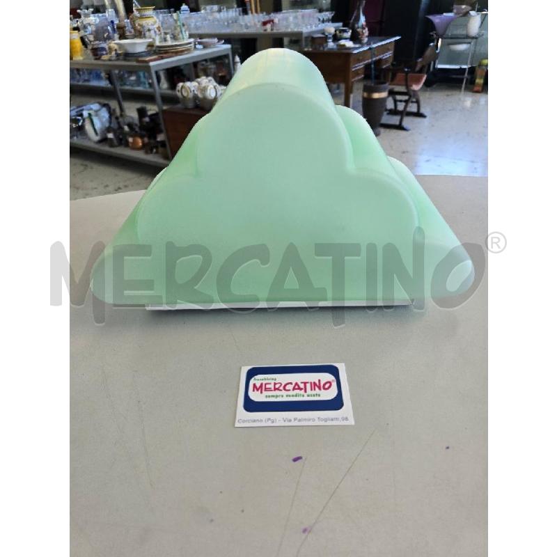 LAMPADARIO  MURANO NUVOLA VERDE VERDE | Mercatino dell'Usato Corciano 4