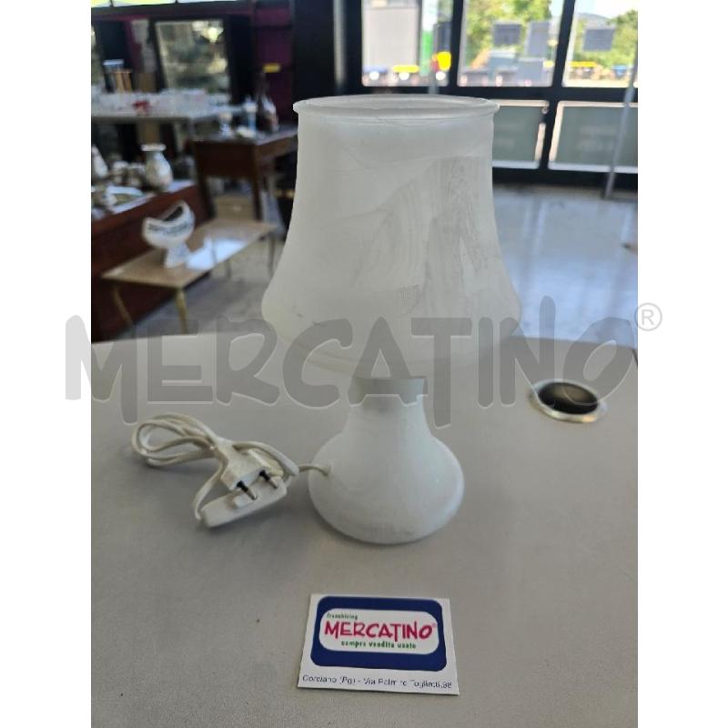 LAMPADA VETRO OPALINO | Mercatino dell'Usato Corciano 1