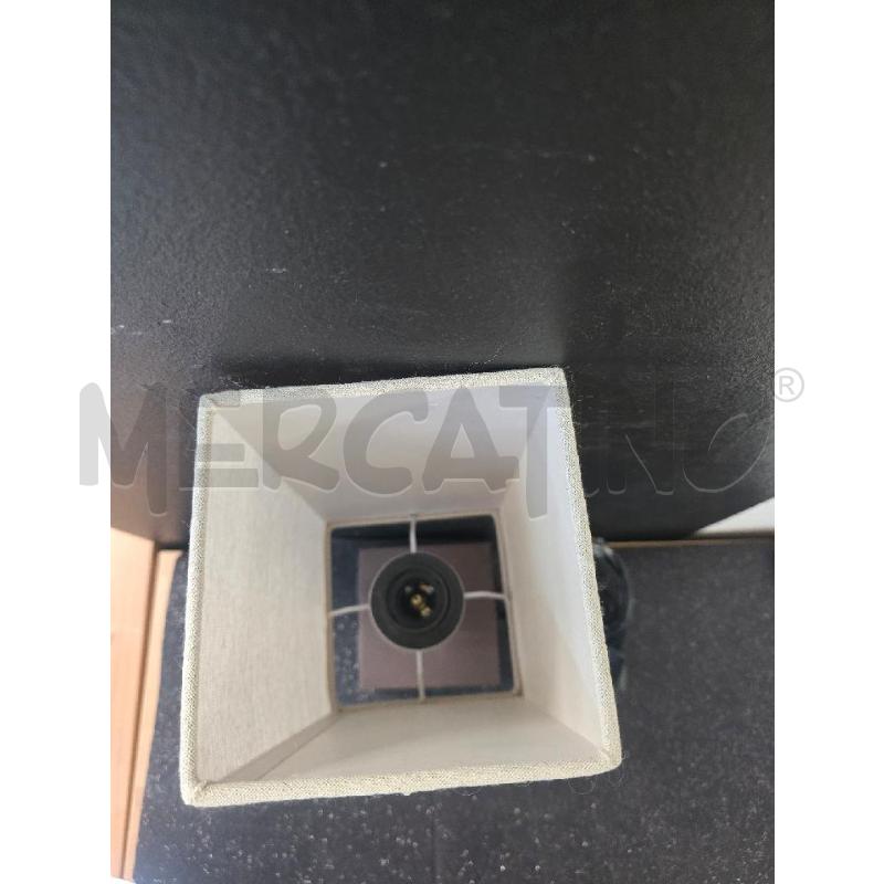 LAMPADA  BASE QUADRATA CON 2 PORTE USB | Mercatino dell'Usato Corciano 2