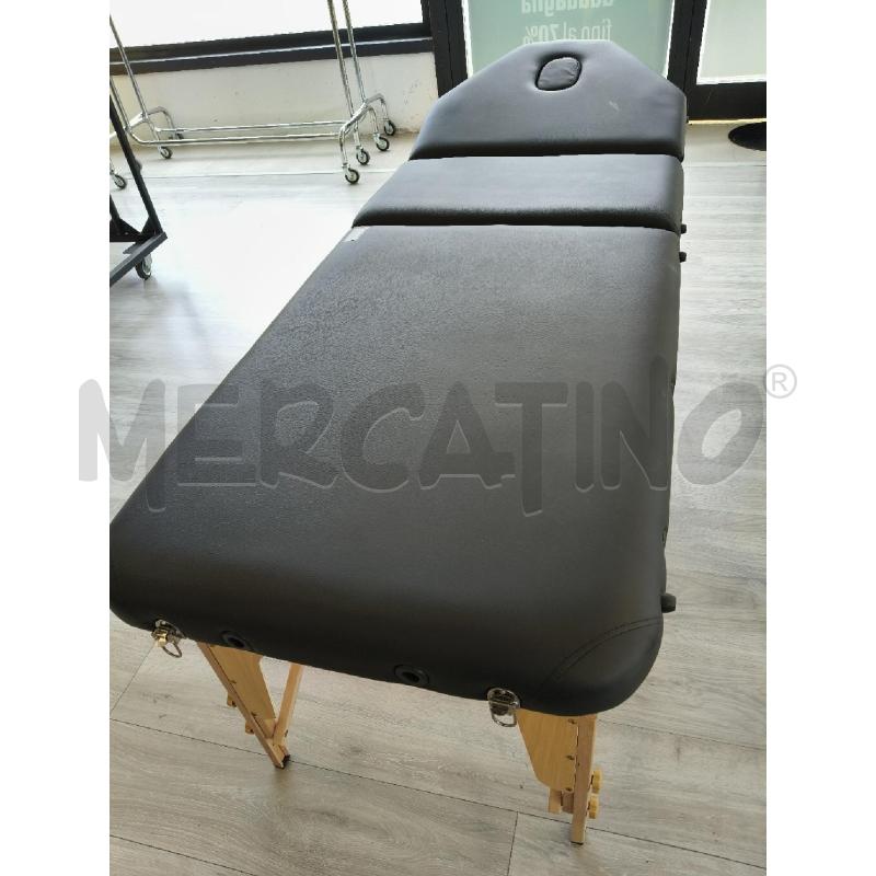 LETTINO LETTINO MASSAGGI PORTATILE NERO | Mercatino dell'Usato Corciano 1
