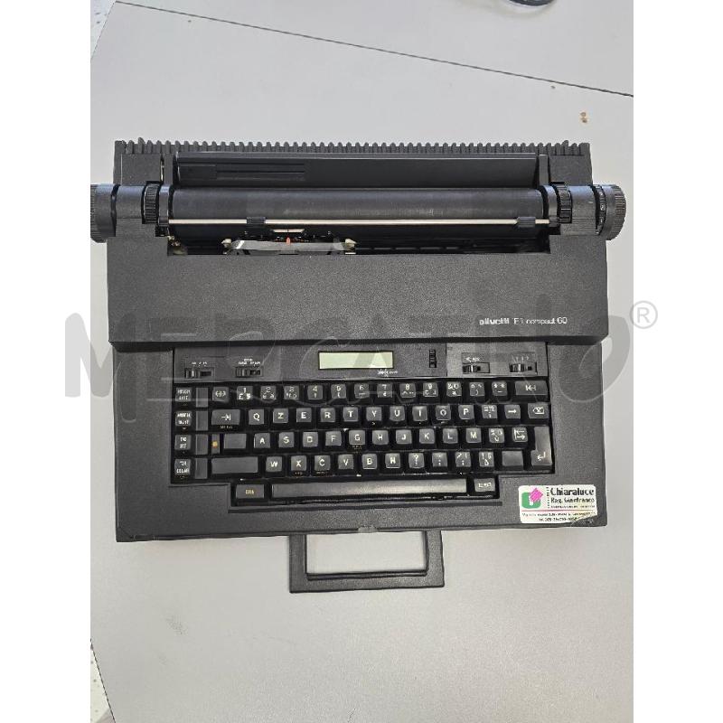 MACCHINA DA SCRIVERE ELETTRONICA OLIVETTI ET COMPACT 60 | Mercatino dell'Usato Corciano 1