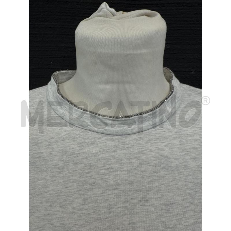 MAGLIA DONNA BRUNELLO CUCINELLI GIGIA CON BRILLANTI SUL COLLO  | Mercatino dell'Usato Corciano 2