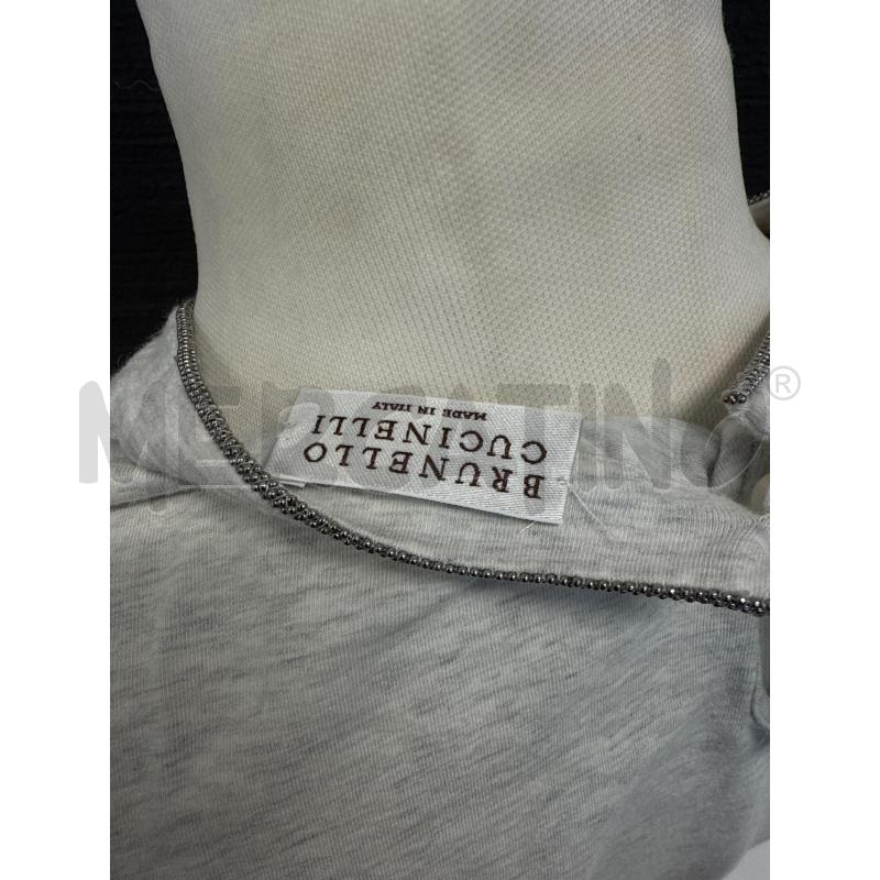MAGLIA DONNA BRUNELLO CUCINELLI GIGIA CON BRILLANTI SUL COLLO  | Mercatino dell'Usato Corciano 4