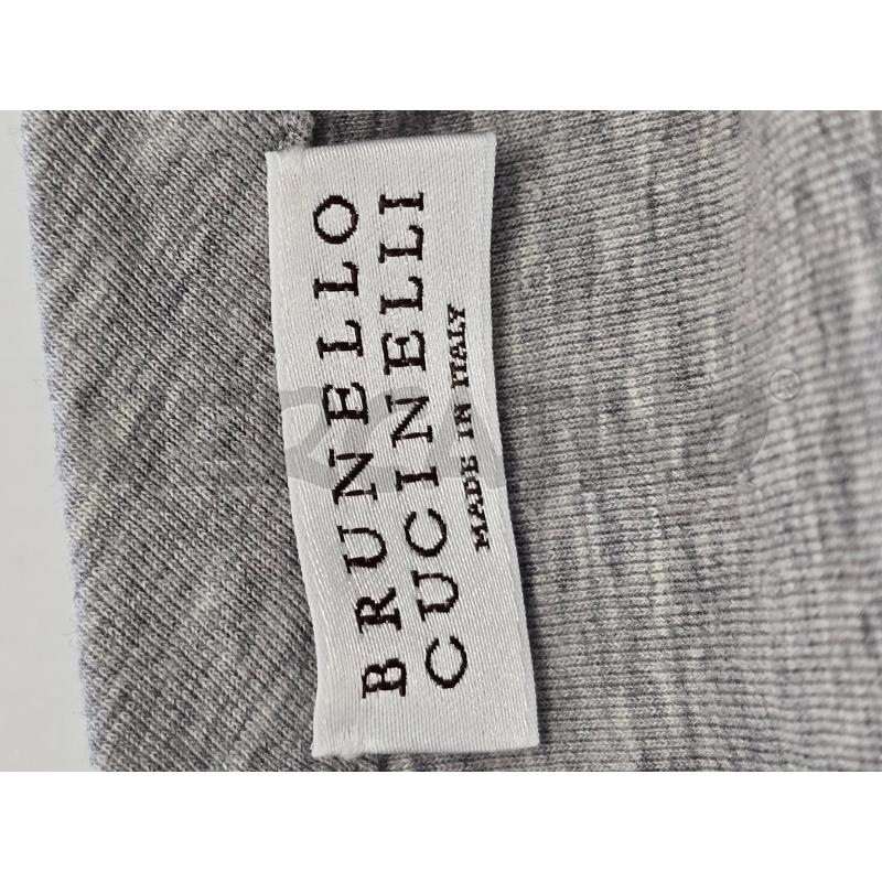 MAGLIA DONNA BRUNELLO CUCINELLI GRIGIO CHIARO GIRO COLLO  | Mercatino dell'Usato Corciano 3