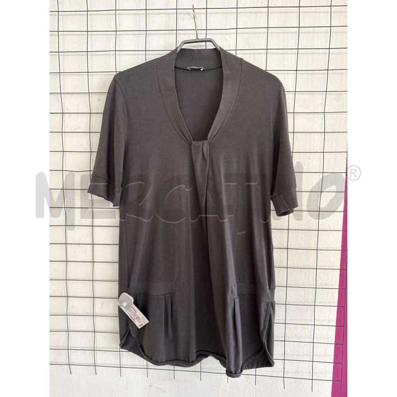 MAGLIA DONNA BRUNELLO CUCINELLI GRIVIO BLU SCOLLO A V  | Mercatino dell'Usato Corciano 1
