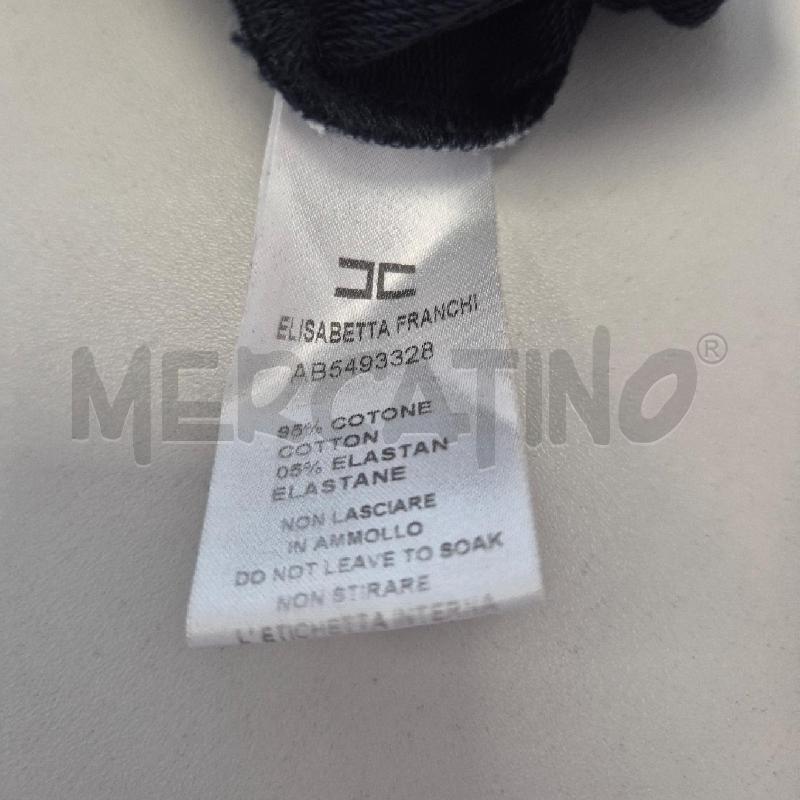 MAGLIA DONNA ELISABETTA FRANCHI BLU SCURA CON STEMMA DORATO  | Mercatino dell'Usato Corciano 4