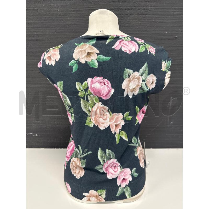 MAGLIA DONNA LUISA SPAGNIOLI GIRO MANICA ROSE ROSEA  | Mercatino dell'Usato Corciano 2