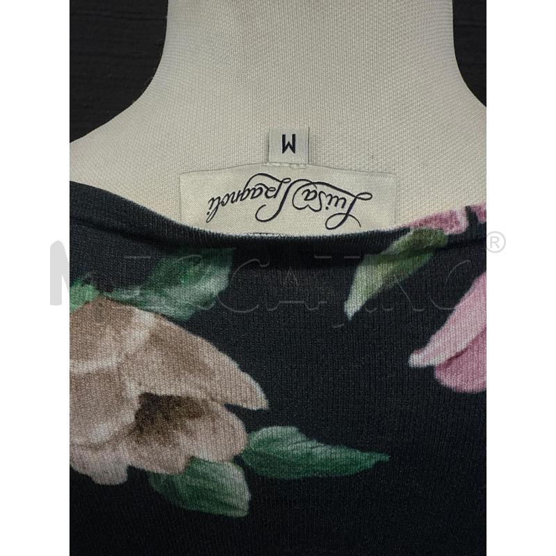 MAGLIA DONNA LUISA SPAGNIOLI GIRO MANICA ROSE ROSEA  | Mercatino dell'Usato Corciano 3