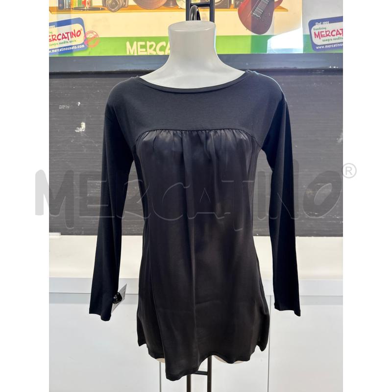 MAGLIA DONNA MAX MARA NERA MANICA LUNGA CON RASO | Mercatino dell'Usato Corciano 1