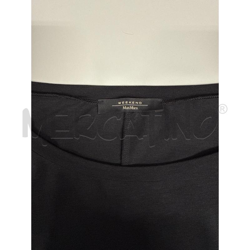 MAGLIA DONNA MAX MARA NERA MANICA LUNGA CON RASO | Mercatino dell'Usato Corciano 3