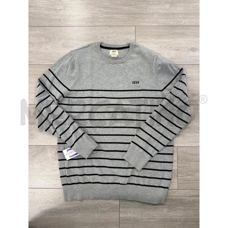 MAGLIA UOMO VANS GRIGIA CON RIGHE NERE  | Mercatino dell'Usato Corciano 1