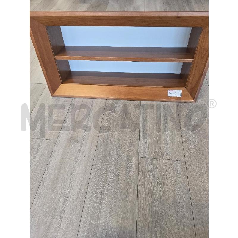 MENSOLA IN LEGNO CILIEGIO DOPPIO RIPIANO RETTANGOLARE  | Mercatino dell'Usato Corciano 4