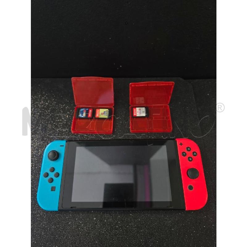 NINTENDO SWITCH+3 GIOCHI E CARICATORI | Mercatino dell'Usato Corciano 1