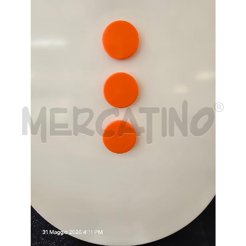 OROLOGIO OVALE IKEA CON CALAMITE ARANCIONI | Mercatino dell'Usato Corciano 3