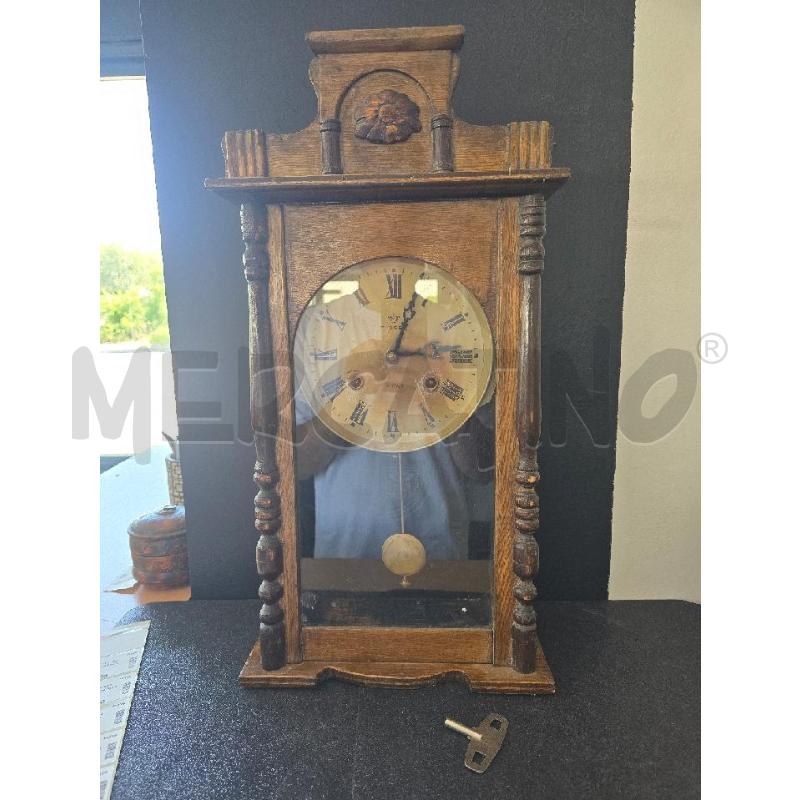 OROLOGIO PENDOLO PIOREX LEGNO NON TESTSTAO | Mercatino dell'Usato Corciano 1