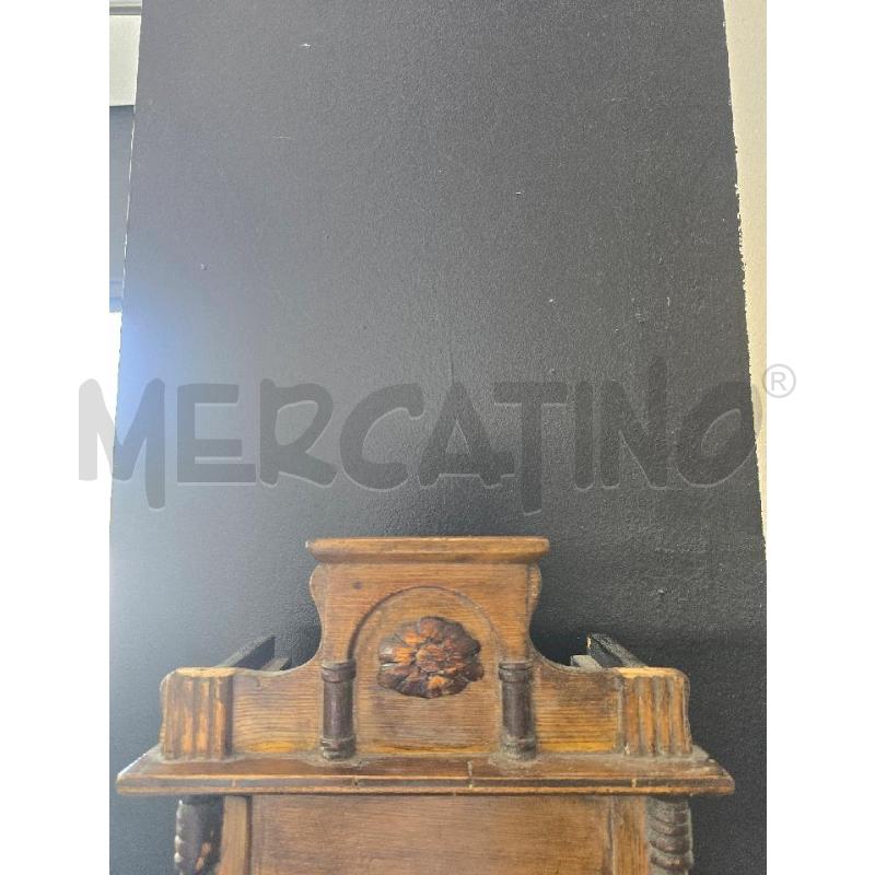 OROLOGIO PENDOLO PIOREX LEGNO NON TESTSTAO | Mercatino dell'Usato Corciano 4