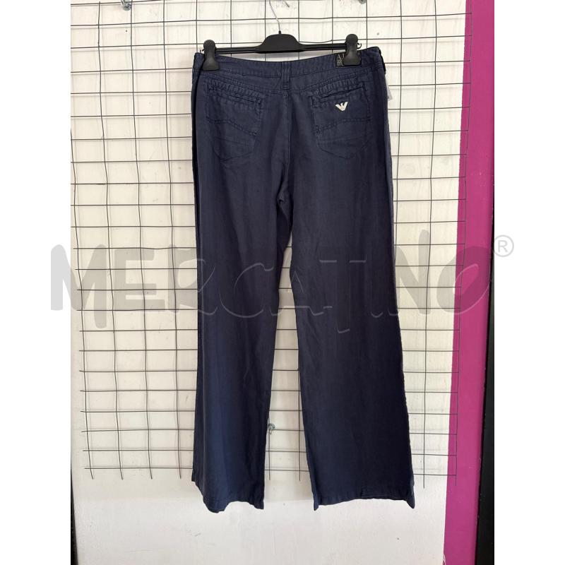 PANTALONE DONNA ARMANI JEANS BLU SCURO  | Mercatino dell'Usato Corciano 3