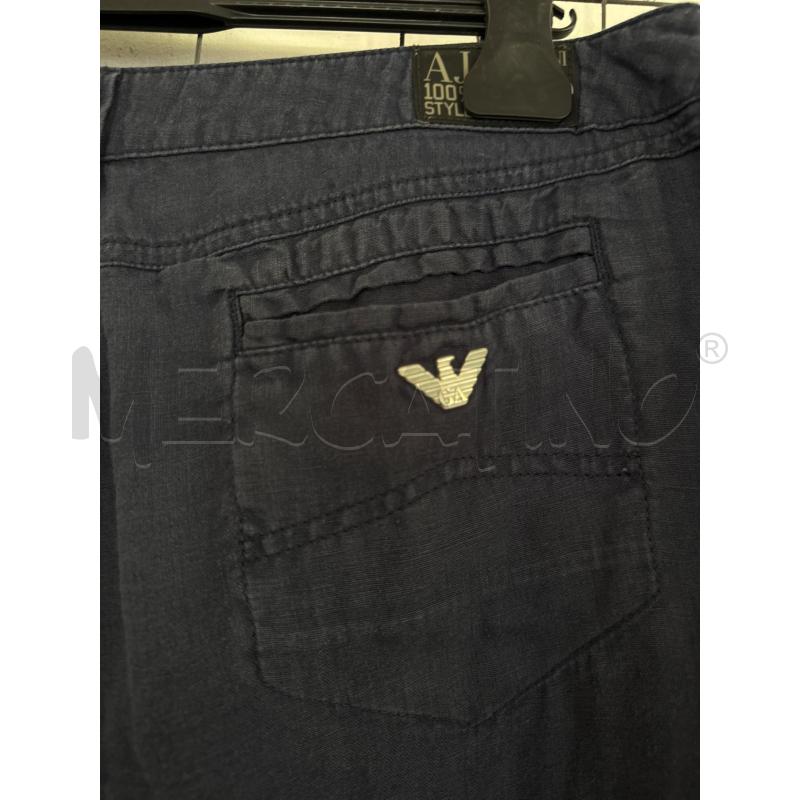 PANTALONE DONNA ARMANI JEANS BLU SCURO  | Mercatino dell'Usato Corciano 4