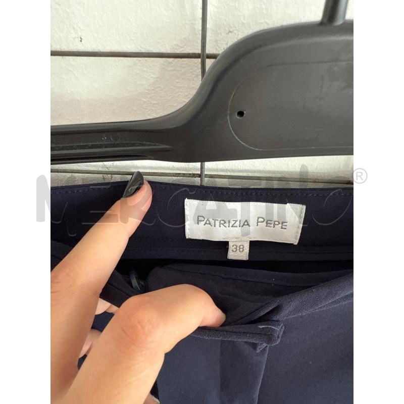 PANTALONE DONNA BLU NOTTE A SIGARETTA  | Mercatino dell'Usato Corciano 3