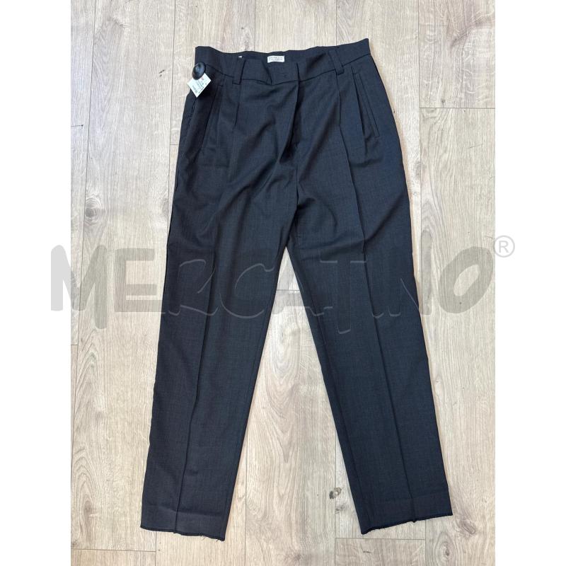 PANTALONE DONNA BRUNELLO CUCINELLI ANTRACITE CON RIGA GLITTERATA  | Mercatino dell'Usato Corciano 2