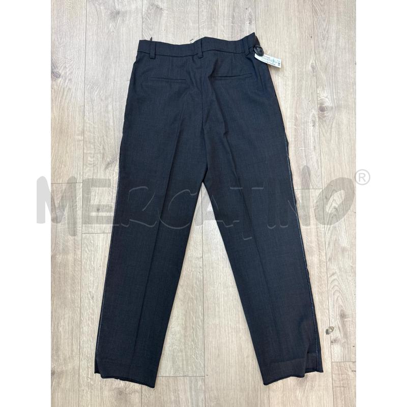 PANTALONE DONNA BRUNELLO CUCINELLI ANTRACITE CON RIGA GLITTERATA  | Mercatino dell'Usato Corciano 4