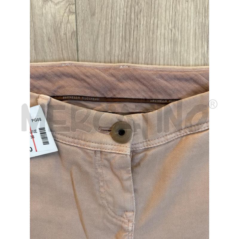 PANTALONE DONNA BRUNELLO CUCINELLI BEIGE E ZIP  | Mercatino dell'Usato Corciano 2