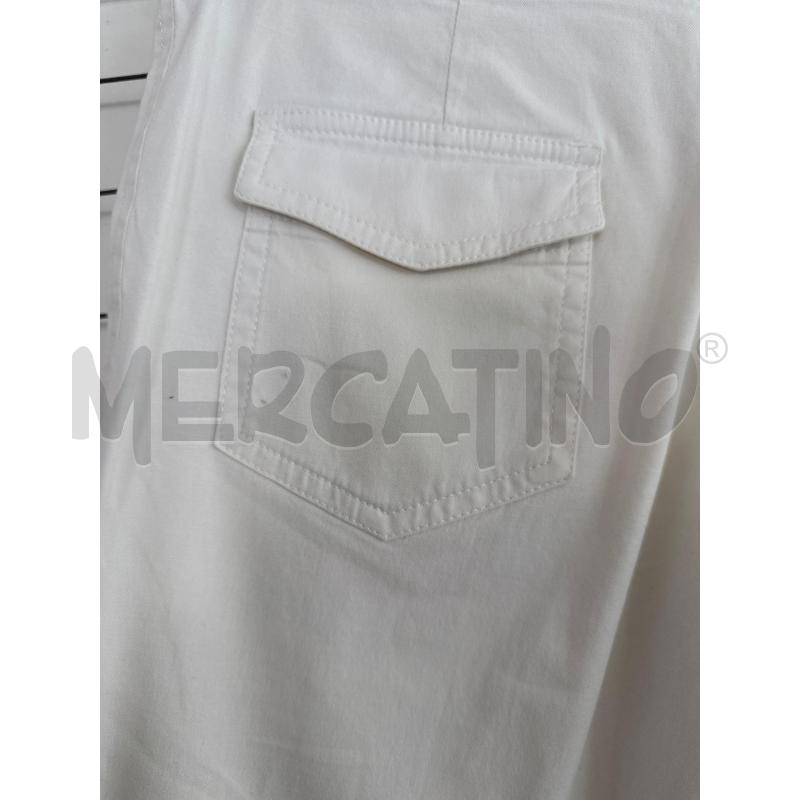 PANTALONE DONNA BRUNELLO CUCINELLI BIANCO CON CHIUSURA A CLIP | Mercatino dell'Usato Corciano 4