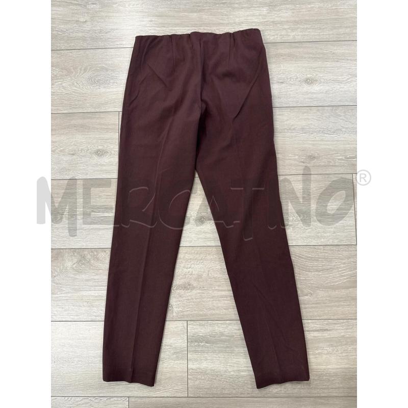 PANTALONE DONNA BRUNELLO CUCINELLI BORDEAUX STREACH  | Mercatino dell'Usato Corciano 3