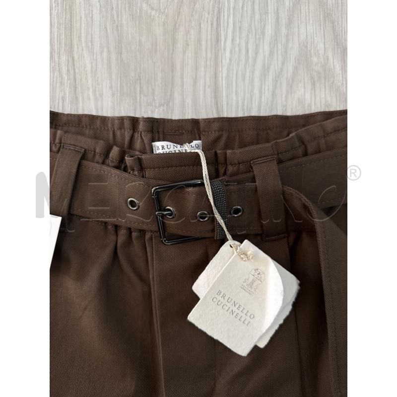 PANTALONE DONNA BRUNELLO CUCINELLI TESTA DI MORO CON CARTELLINO  | Mercatino dell'Usato Corciano 2