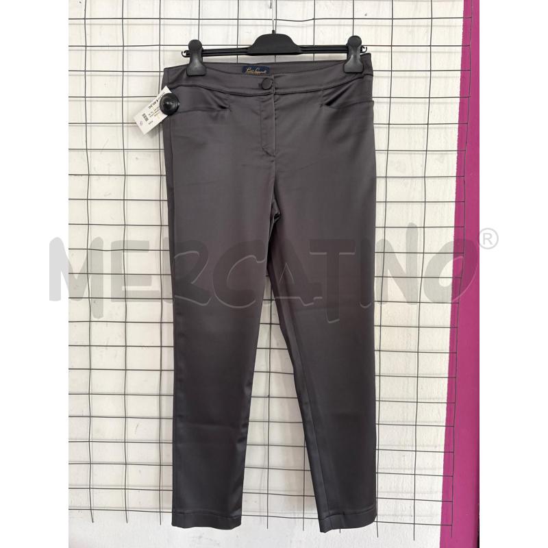 PANTALONE DONNA LUISA SPAGNOLI ACETATO GRIGIO ANTRACITE  | Mercatino dell'Usato Corciano 1