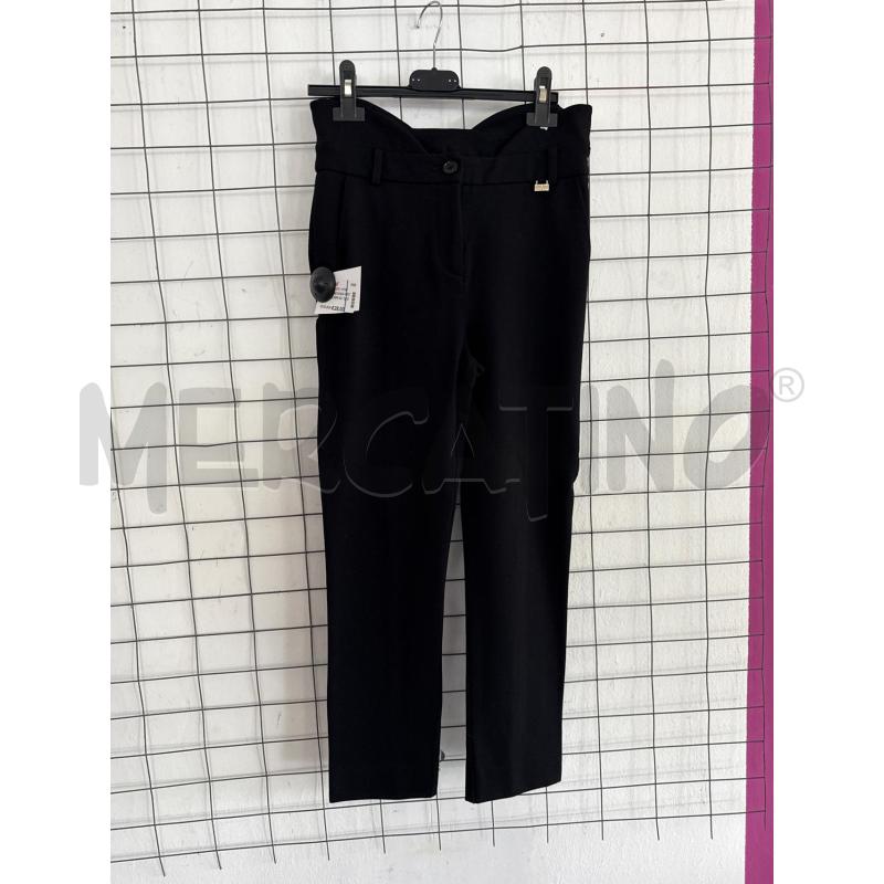 PANTALONE DONNA NERO PATRIZA PEPE SIGARETTA  | Mercatino dell'Usato Corciano 1