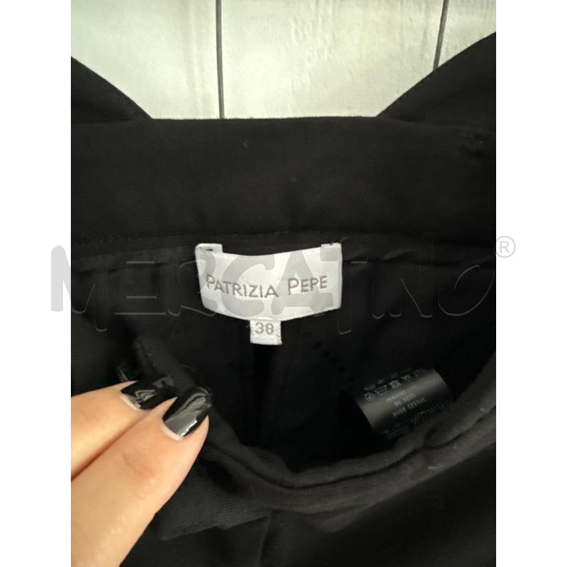 PANTALONE DONNA NERO PATRIZA PEPE SIGARETTA  | Mercatino dell'Usato Corciano 3