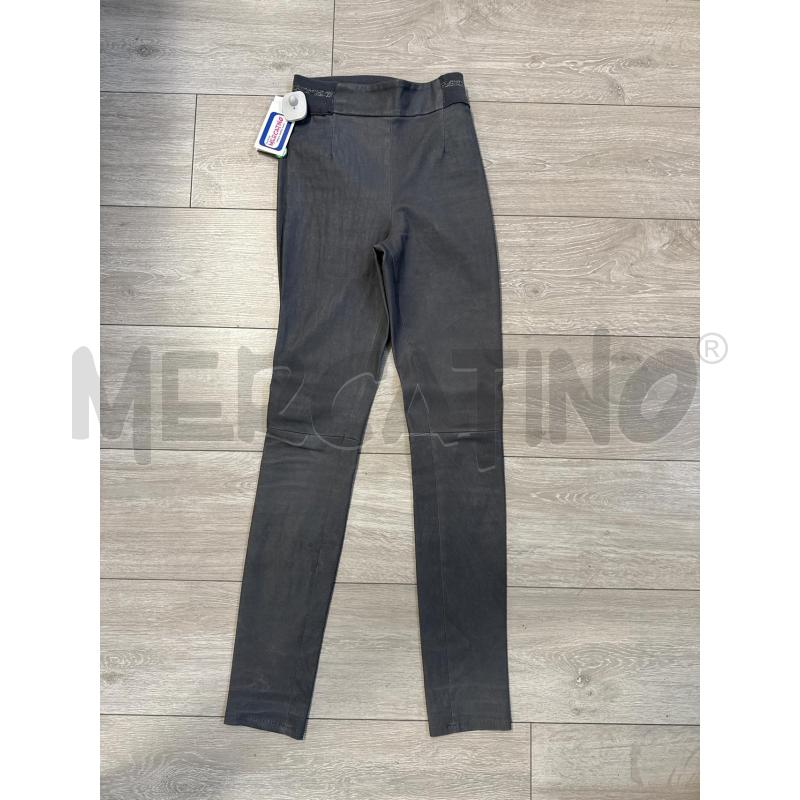 PANTALONE DONNA PANICALE ANTRACITE CON BLILLANTINI IN VITA  | Mercatino dell'Usato Corciano 1