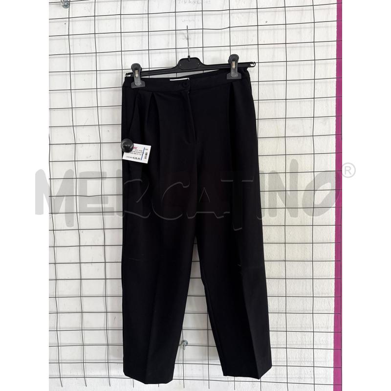 PANTALONE DONNA PATRIZIA PEPE NERI CON PENTS  | Mercatino dell'Usato Corciano 1